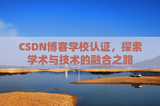 CSDN博客学校认证,探索学术与技术的融合之路